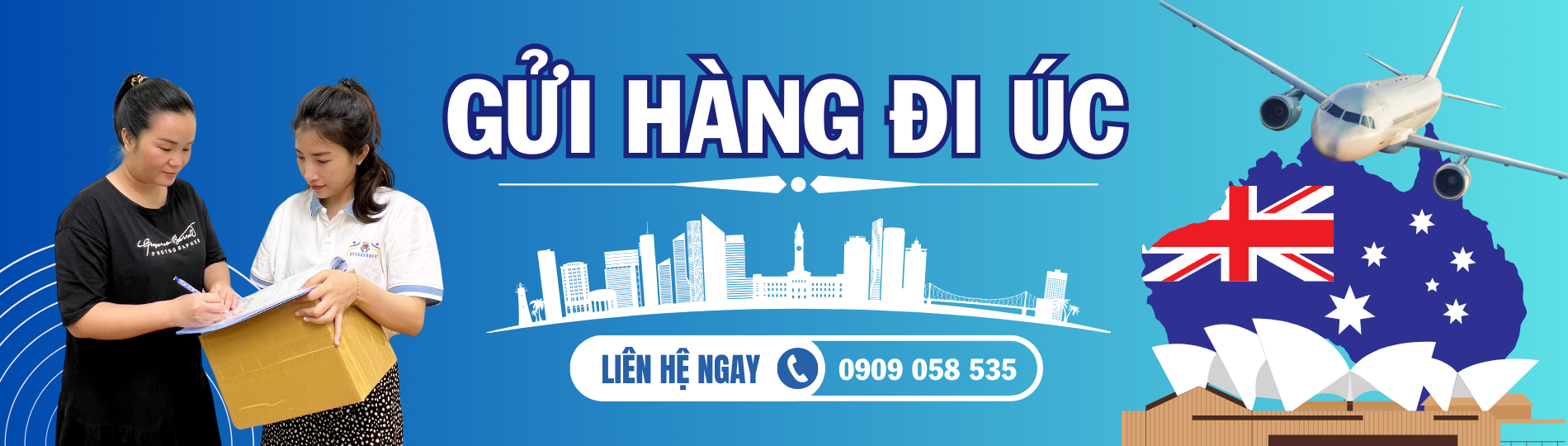 Gửi hàng đi Úc