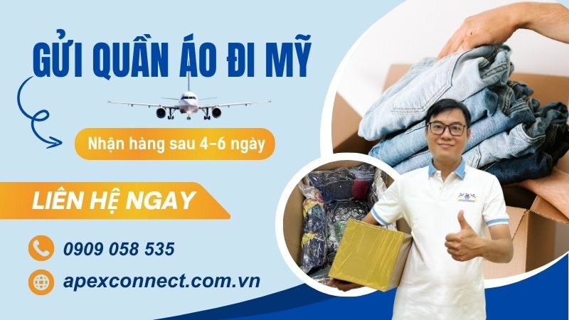 Gửi quần áo đi Mỹ